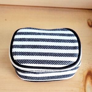 Thirty-One Striped Black and White Small Case